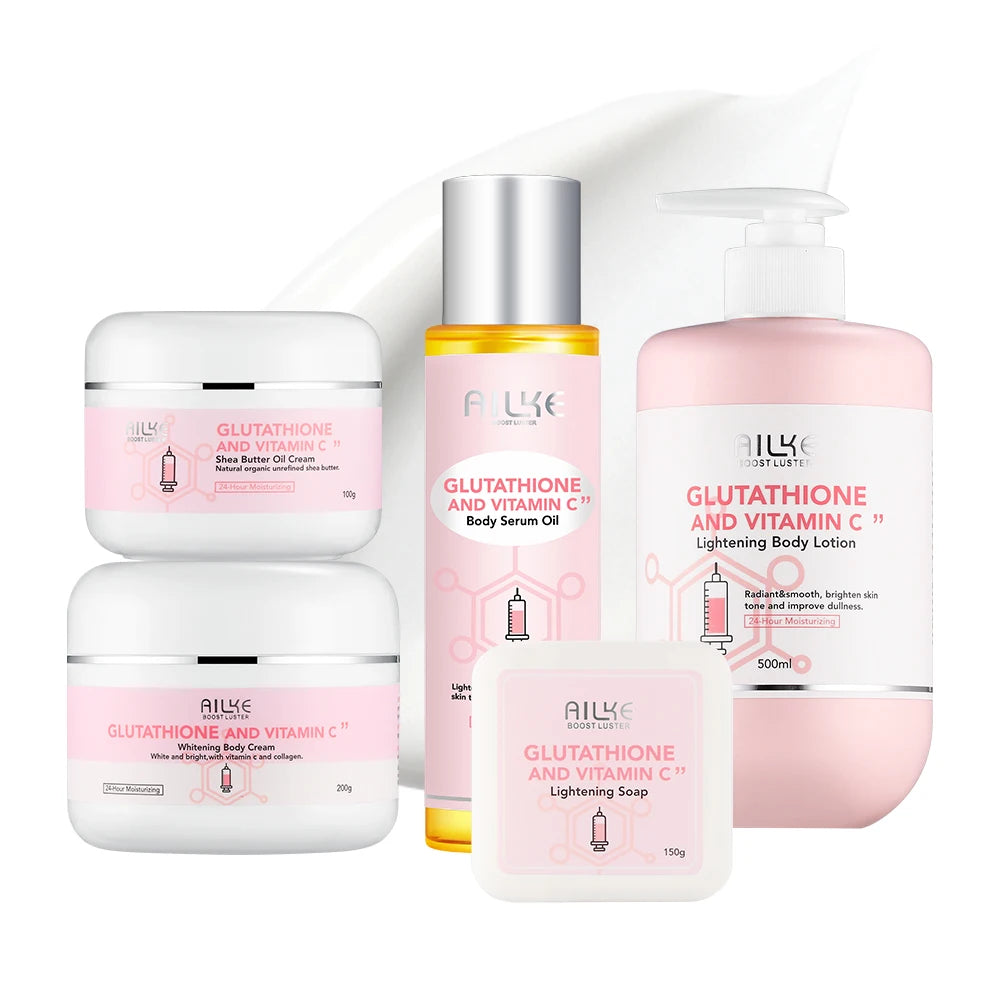 Face Body Care Moisturizer Whitening cream, serum, lotion, soap  Skin Care Set Kit