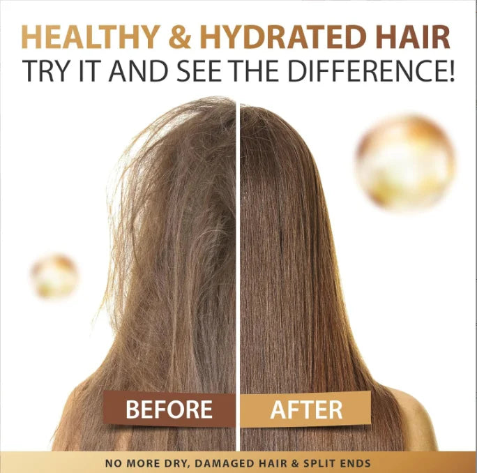 Oil Keratin Treatment Serum Vitamin A,C,E Moisturizing Serum Repair Hair Capsule