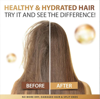 Oil Keratin Treatment Serum Vitamin A,C,E Moisturizing Serum Repair Hair Capsule