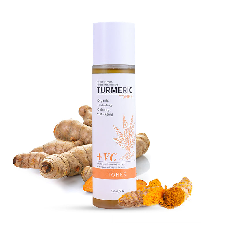 Customize Private Label Skin Care Set Skin Whitening Turmeric Face Set Plants Acne-Aid Skin Care 7 Pcs Gift Set