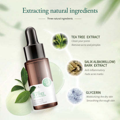 Laikou Tea Tree Oil Skin Care Moisturizing Oil Controlling and Hydrating Skin Care Serum