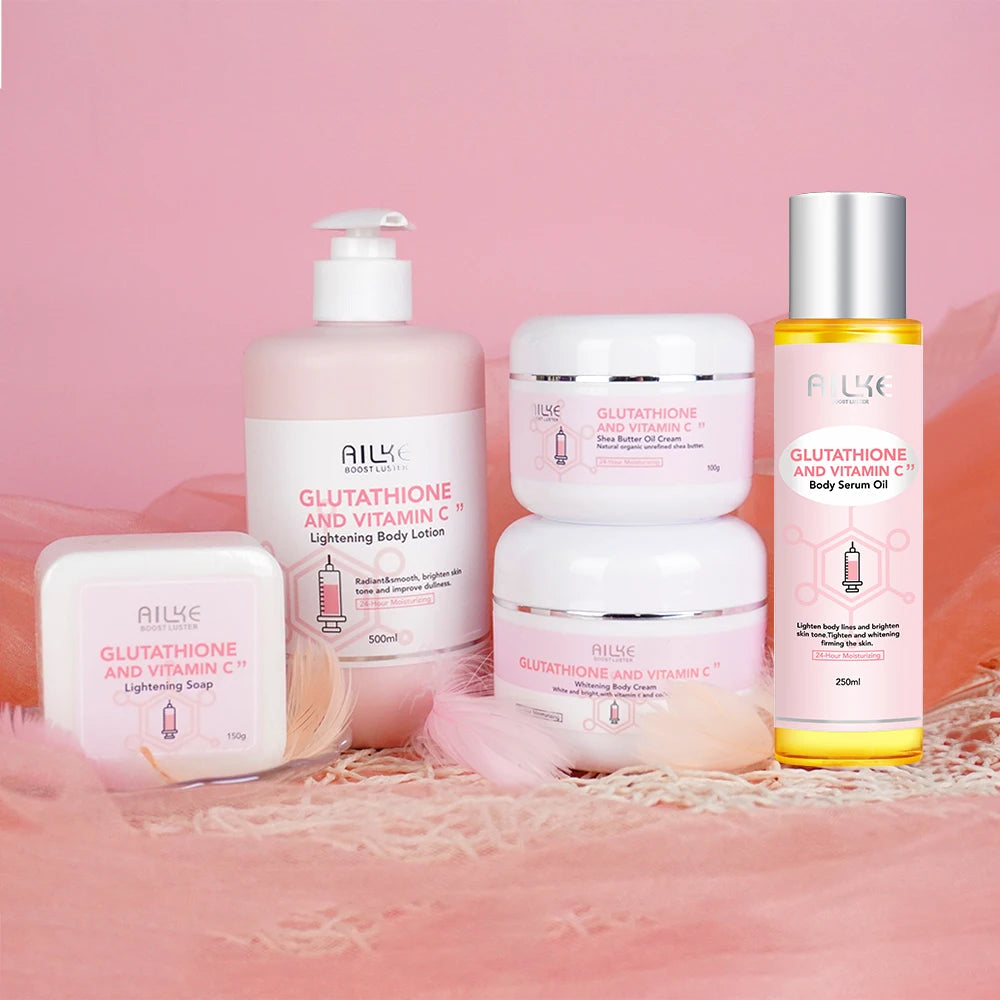 Face Body Care Moisturizer Whitening cream, serum, lotion, soap  Skin Care Set Kit